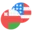 ریال عمان به دلار آمریکا