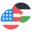 دلار آمریکا به دینار اردن